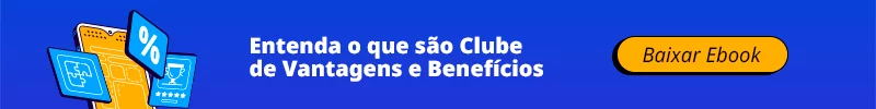 Banner sobre ebook de clube de vantagens e benefícios