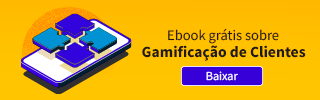 Ebook com o seguinte texto: "ebook grátis sobre gamificação de clientes - baixar"