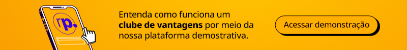 imagem com o texto "entenda como funciona o clube de vantagens através de uma plataforma demonstrativa" 