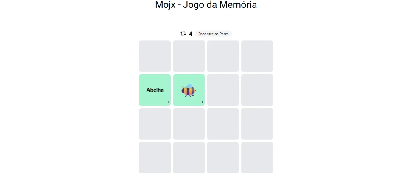 Imagem do jogo Mojx, disponível na plataforma do Rede Parcerias